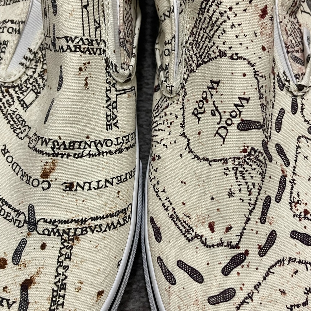 Vans father/child Sneakers - Cream Map Print - Picture 5 of 8